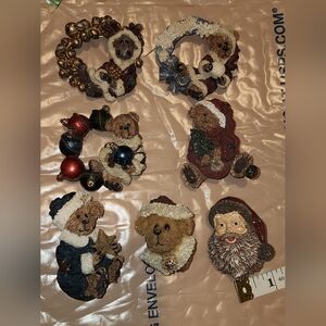 Boyds Bears PICK 1 Christmas Brooches